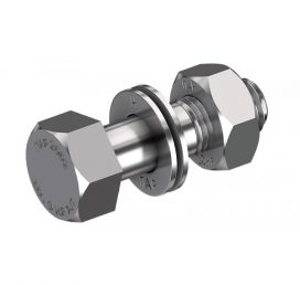 Высокопрочная болтовая пара со срезом при кручении для установки возбудителя вибрации