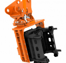 Вибропогружатель с боковым захватом